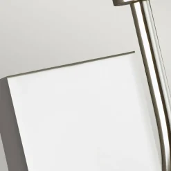 Sklep Kaja Srebrny kinkiet z wąskim abażurem FE-BRIANNA1-PN z serii BRIANNA