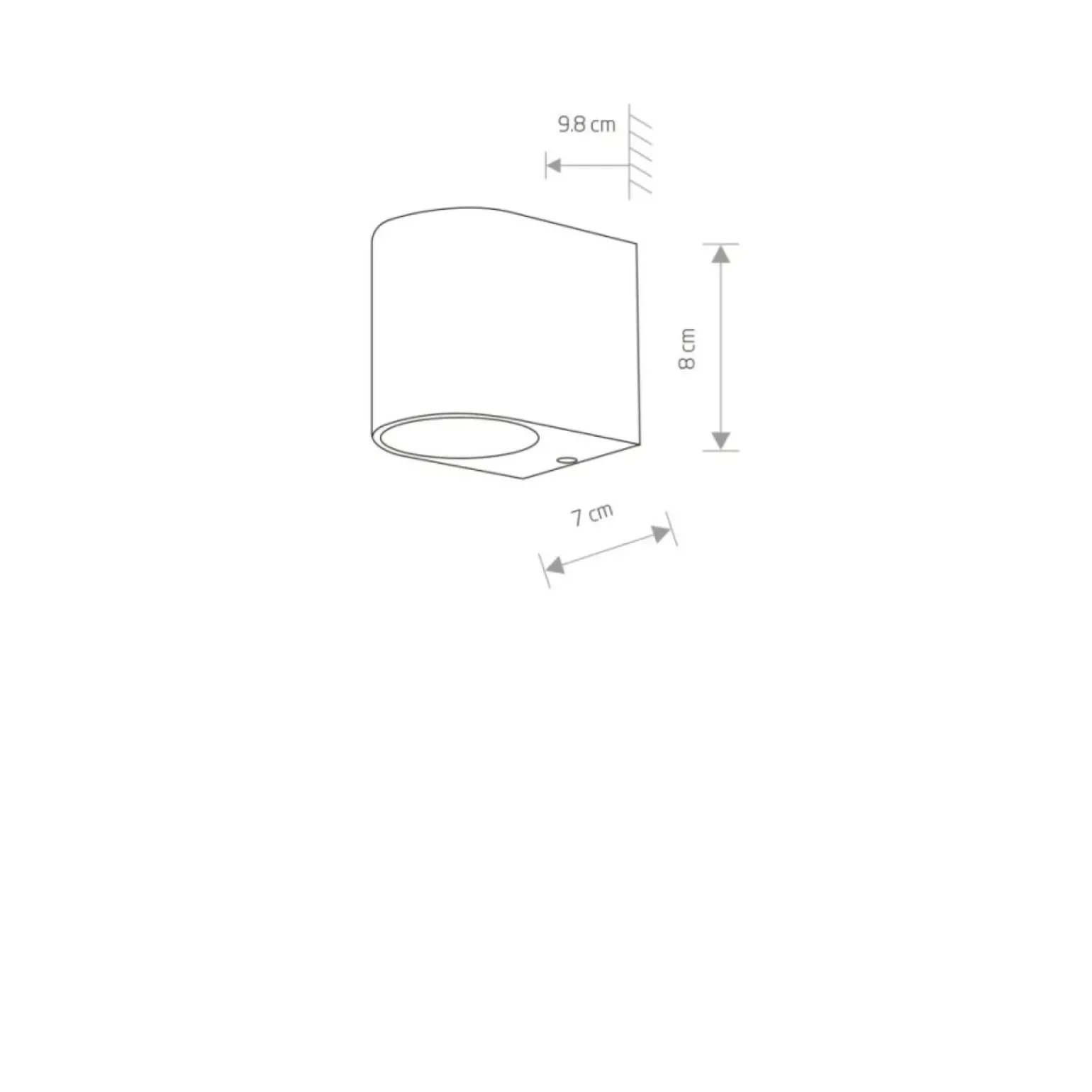 Sklep Kaja kinkiet zewnętrzny, ochrona IP54 9516 | Kaja Oświetlenie