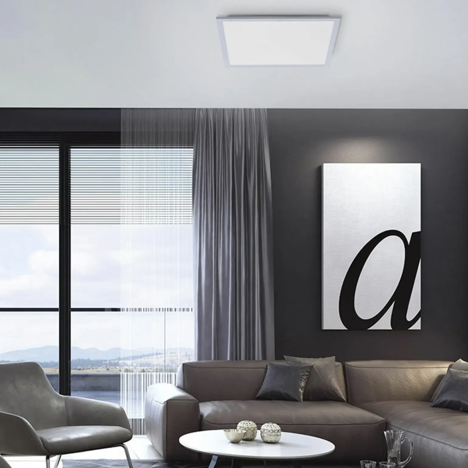 Sklep Kaja plafon LED, ciepła barwa światła 14752-21 z serii FLAT | Kaja