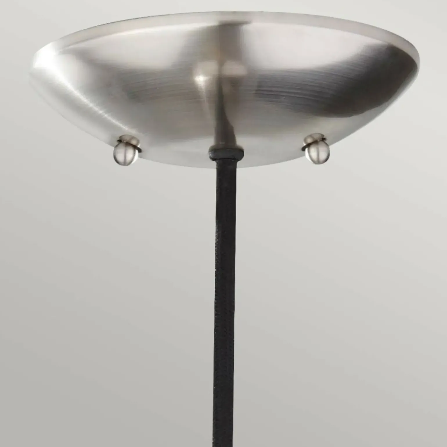 Store Stalowo-czarna lampa wisząca FE-BESO-P-S-BS z serii BESO Żyrandole Nowoczesne