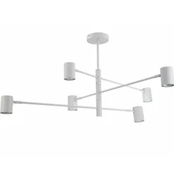 Outlet Stylowa, biała lampa z ruchomymi ramionami LP-731/6P WH z serii SNOW Żyrandole Nowoczesne
