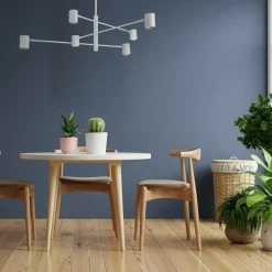 Outlet Stylowa, biała lampa z ruchomymi ramionami LP-731/6P WH z serii SNOW Żyrandole Nowoczesne