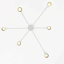 Outlet Stylowa, biała lampa z ruchomymi ramionami LP-731/6P WH z serii SNOW Żyrandole Nowoczesne