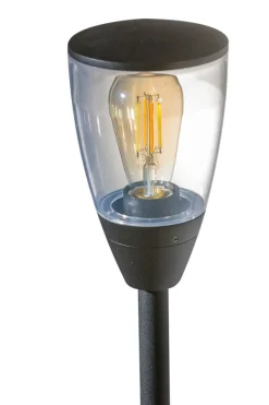 Sklep Kaja Stylowa, czarna lampa ogrodowa stojąca AZ4483 RASMUS | Kaja