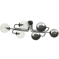 Cheap Stylowa czarna lampa sufitowa z kloszami 834/6A3 | Kaja Oświetlenie Żyrandole Nowoczesne