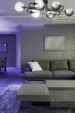 Cheap Stylowa czarna lampa sufitowa z kloszami 834/6A3 | Kaja Oświetlenie Żyrandole Nowoczesne