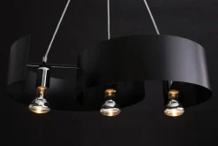 Best Sale Stylowa, czarna lampa wisząca w stylu loftowym 284/3 VIXON | Kaja Żyrandole Nowoczesne