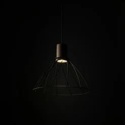 Best Stylowa, druciana lampa wisząca TK 10156 MODESTO WOOD SOSNA | Kaja Żyrandole Nowoczesne