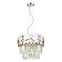 Outlet Stylowa, kryształowa lampa wisząca P0506-05A-F4AC QUASAR | Kaja Żyrandole Nowoczesne