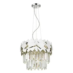 Outlet Stylowa, kryształowa lampa wisząca P0506-05A-F4AC QUASAR | Kaja Żyrandole Nowoczesne