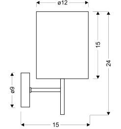 Sklep Kaja Stylowa lampa ścienna do sypialni 21-45249 YAN | Kaja Oświetlenie