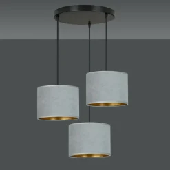 Fashion Stylowa lampa do przytulnej sypialni 1050/3PREM HILDE PREMIUM | Kaja Żyrandole Nowoczesne