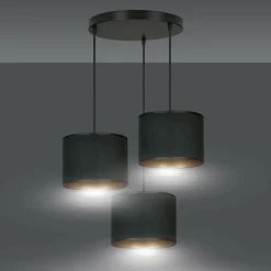 Store Stylowa lampa do przytulnego salonu 1054/3PREM HILDE PREMIUM | Kaja Żyrandole Nowoczesne