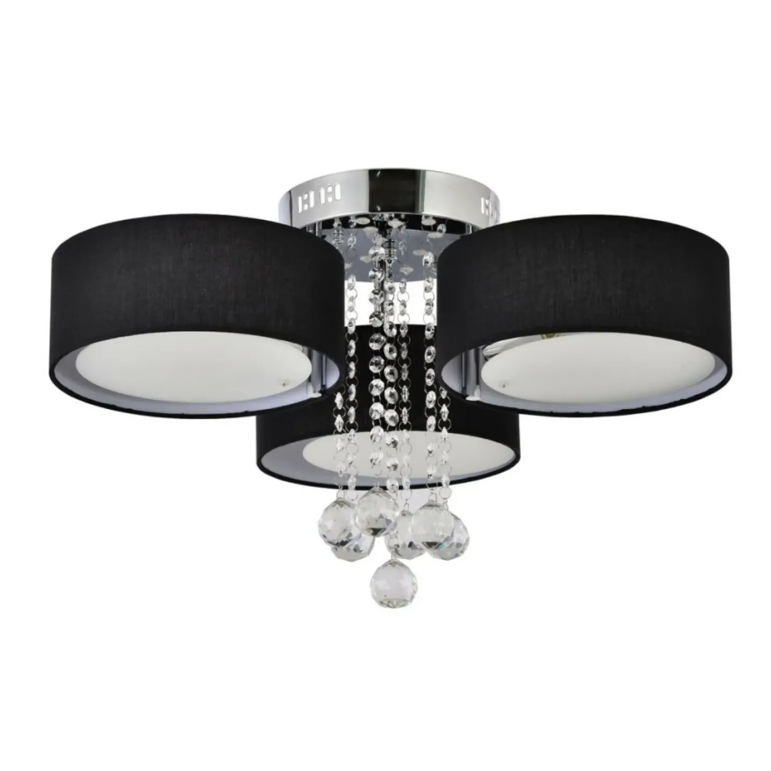 Sale Stylowa lampa do sypialni glamour LP-991/3C BK GAMBELA | Kaja Żyrandole Nowoczesne