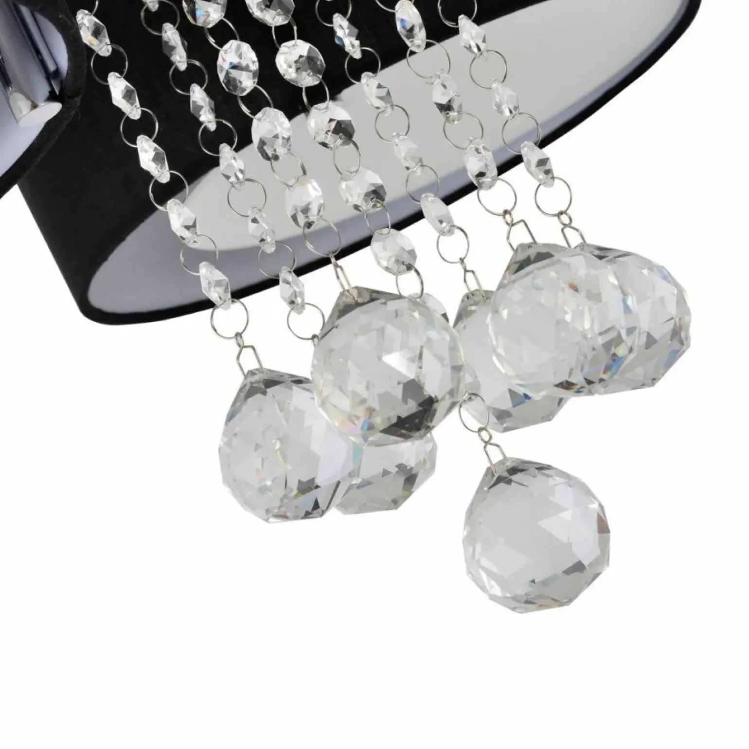 Sale Stylowa lampa do sypialni glamour LP-991/3C BK GAMBELA | Kaja Żyrandole Nowoczesne