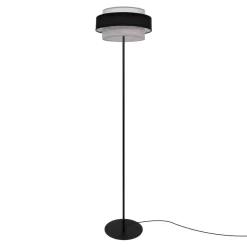 Sklep Kaja Stylowa lampa podłogowa w kolorze czarno-szarym K-5175 z serii ETELA