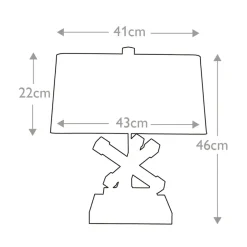Sklep Kaja Stylowa lampa stołowa GN-JACKSON-SQUARE-TL z serii JACKSON SQUARE