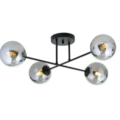 Outlet Stylowa lampa sufitowa do loftowego salonu 1245/4 z serii ROMA | Kaja Żyrandole Nowoczesne