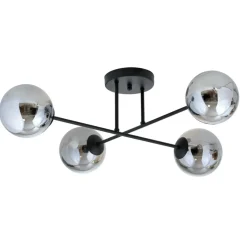 Outlet Stylowa lampa sufitowa do loftowego salonu 1245/4 z serii ROMA | Kaja Żyrandole Nowoczesne