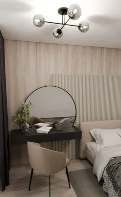 Outlet Stylowa lampa sufitowa do loftowego salonu 1245/4 z serii ROMA | Kaja Żyrandole Nowoczesne