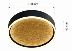 Sklep Kaja Stylowa lampa sufitowa LED do salonu WF 9002-104M BORDEAUX | Kaja