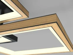 Sklep Kaja Stylowa lampa sufitowa LED do salonu WF 9022-306S MATERA | Kaja