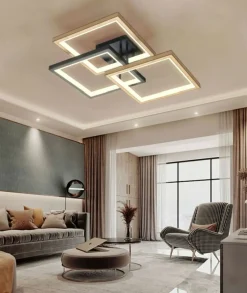 Sklep Kaja Stylowa lampa sufitowa LED do salonu WF 9022-306S MATERA | Kaja