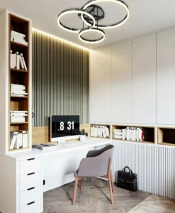 Cheap Stylowa lampa sufitowa, ledowe obręcze WF 9049-405 PERPIGNON | Kaja Żyrandole Nowoczesne