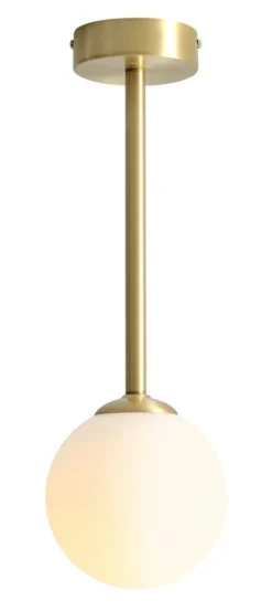 Sklep Kaja Stylowa lampa sufitowa z kloszem, do sypialni 1080PL_G40_S PINNE