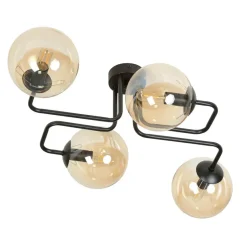 Online Stylowa lampa sufitowa z 4 miodowymi kloszami 833/4 | Kaja Oświetlenie Żyrandole Nowoczesne