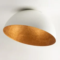 Best Stylowa lampa w kształcie kopuły SIG 32459 z serii SFERA 90 B/MIEDŹ Żyrandole Nowoczesne