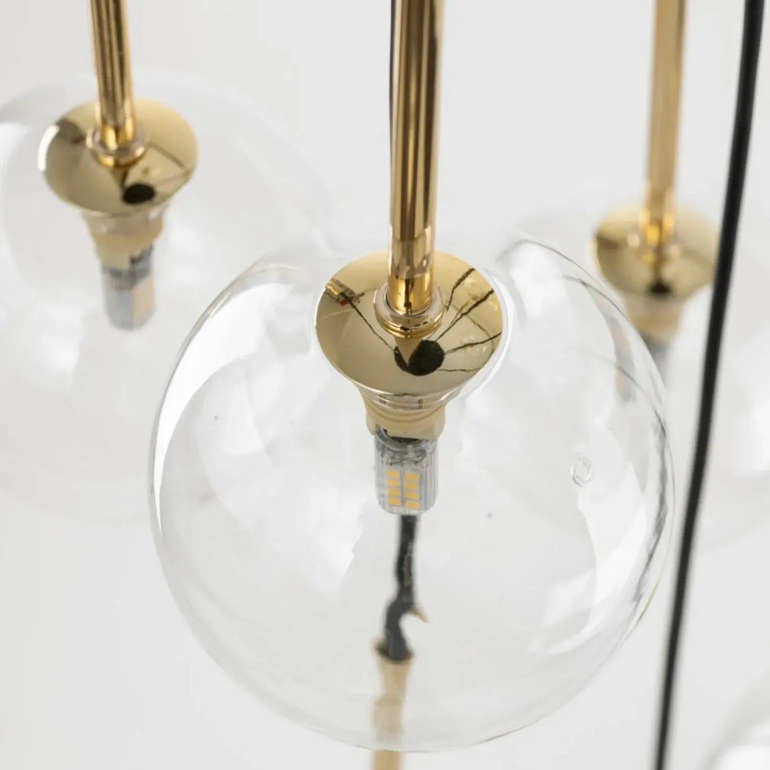 Store Stylowa lampa wisząca, 10 kulistych kloszy TK 5944 NILOS | Kaja Żyrandole Nowoczesne