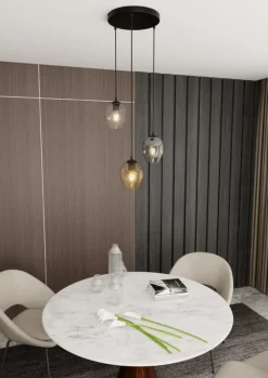 New Stylowa lampa wisząca do kuchni 682/3PREM ISTAR PREMIUM | Kaja Żyrandole Nowoczesne