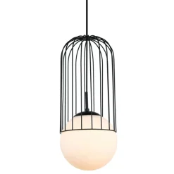 Store Stylowa lampa wisząca do kuchni MDM-3940/1 BK MATTY | Kaja Oświetlenie Żyrandole Nowoczesne