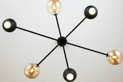 Store Stylowa lampa wisząca do sypialni JUP 1993 MO6 CZ BU MOKA | Kaja Żyrandole Nowoczesne