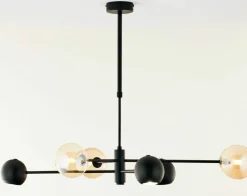 Store Stylowa lampa wisząca do sypialni JUP 1993 MO6 CZ BU MOKA | Kaja Żyrandole Nowoczesne