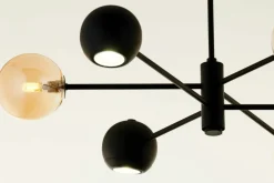 Store Stylowa lampa wisząca do sypialni JUP 1993 MO6 CZ BU MOKA | Kaja Żyrandole Nowoczesne