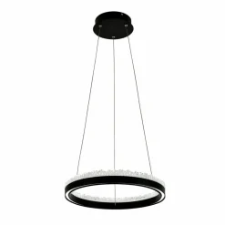 New Stylowa lampa wisząca LED z kryształkami PD2304400R-MB REGI | Kaja Żyrandole Nowoczesne