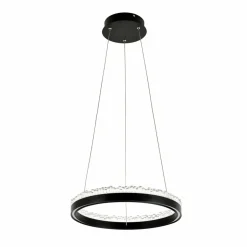 New Stylowa lampa wisząca LED z kryształkami PD2304400R-MB REGI | Kaja Żyrandole Nowoczesne