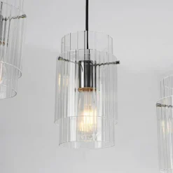 Best Sale Stylowa lampa wisząca na listwie, nad stół LP-707/3L z serii SAVONA Żyrandole Nowoczesne