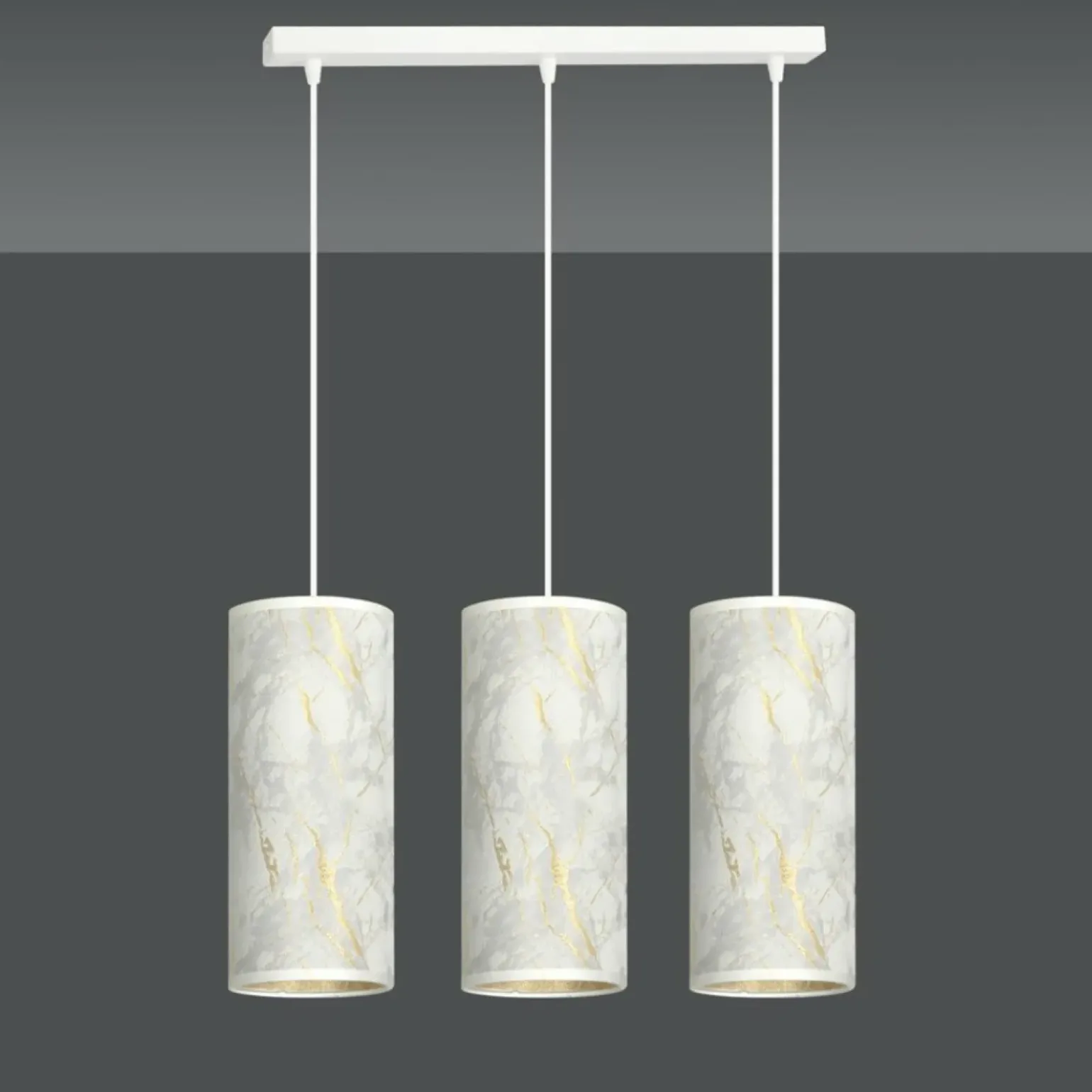 Cheap Stylowa lampa wisząca, wzór marmuru 1057/3 KARLI | Kaja Oświetlenie Żyrandole Nowoczesne