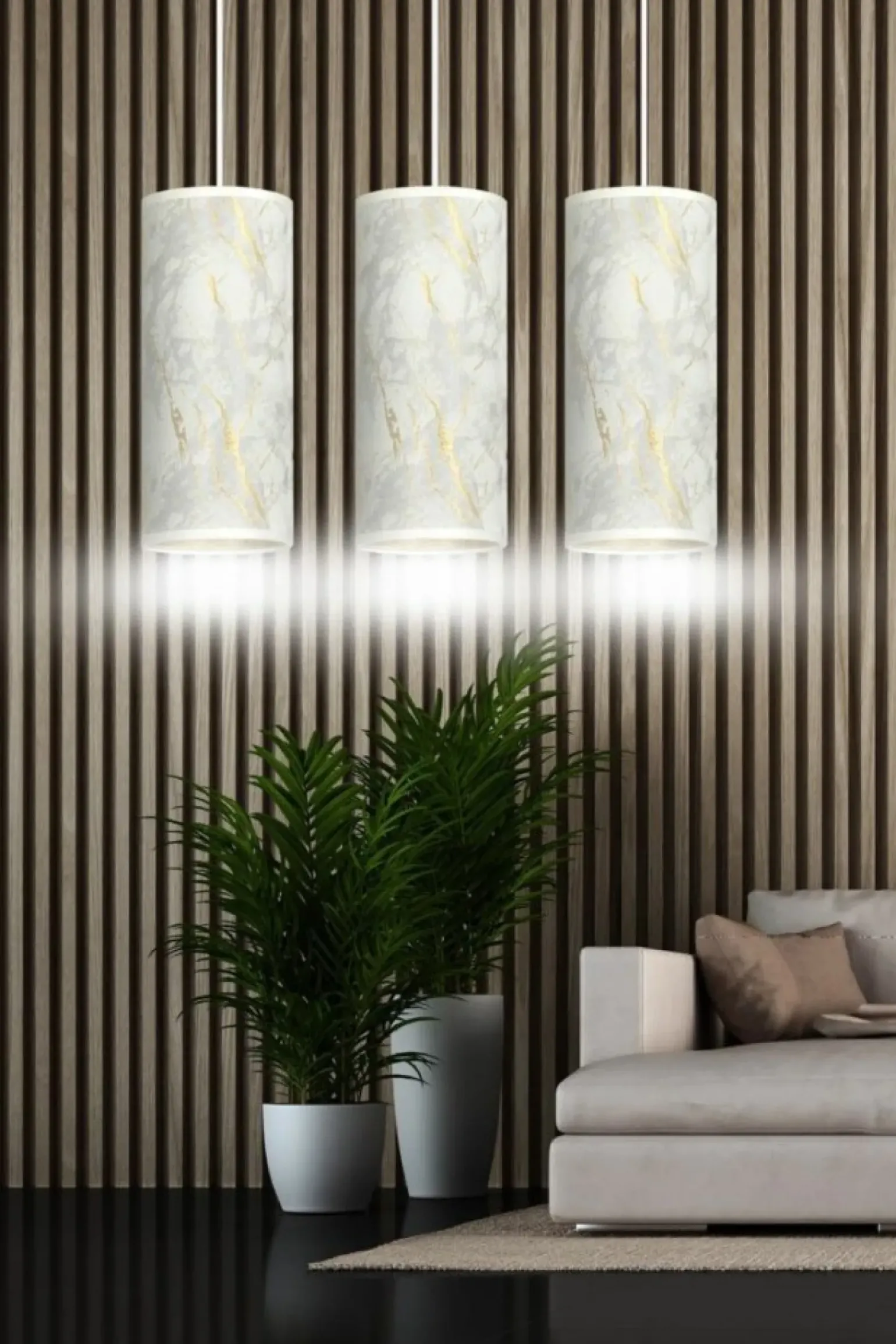 Cheap Stylowa lampa wisząca, wzór marmuru 1057/3 KARLI | Kaja Oświetlenie Żyrandole Nowoczesne