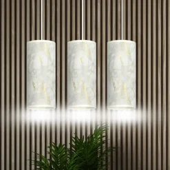 Cheap Stylowa lampa wisząca, wzór marmuru 1057/3 KARLI | Kaja Oświetlenie Żyrandole Nowoczesne