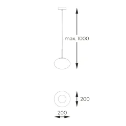 Best Stylowa lampa wisząca z białym kloszem ZM 1183 OMI | Kaja Oświetlenie Żyrandole Nowoczesne