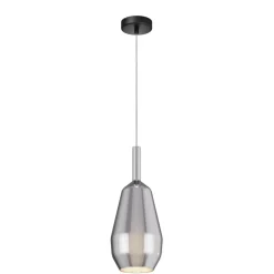 Best Stylowa lampa wisząca z ciekawym kloszem MOD271PL-01B8 z serii DUALITY Żyrandole Nowoczesne