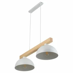 Best Stylowa lampa wisząca z dodatkiem drewna TK 4713 z serii OSLO | Kaja Żyrandole Nowoczesne