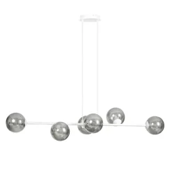 Best Sale Stylowa lampa wisząca z kloszami do salonu 878/6 | Kaja Oświetlenie Żyrandole Nowoczesne