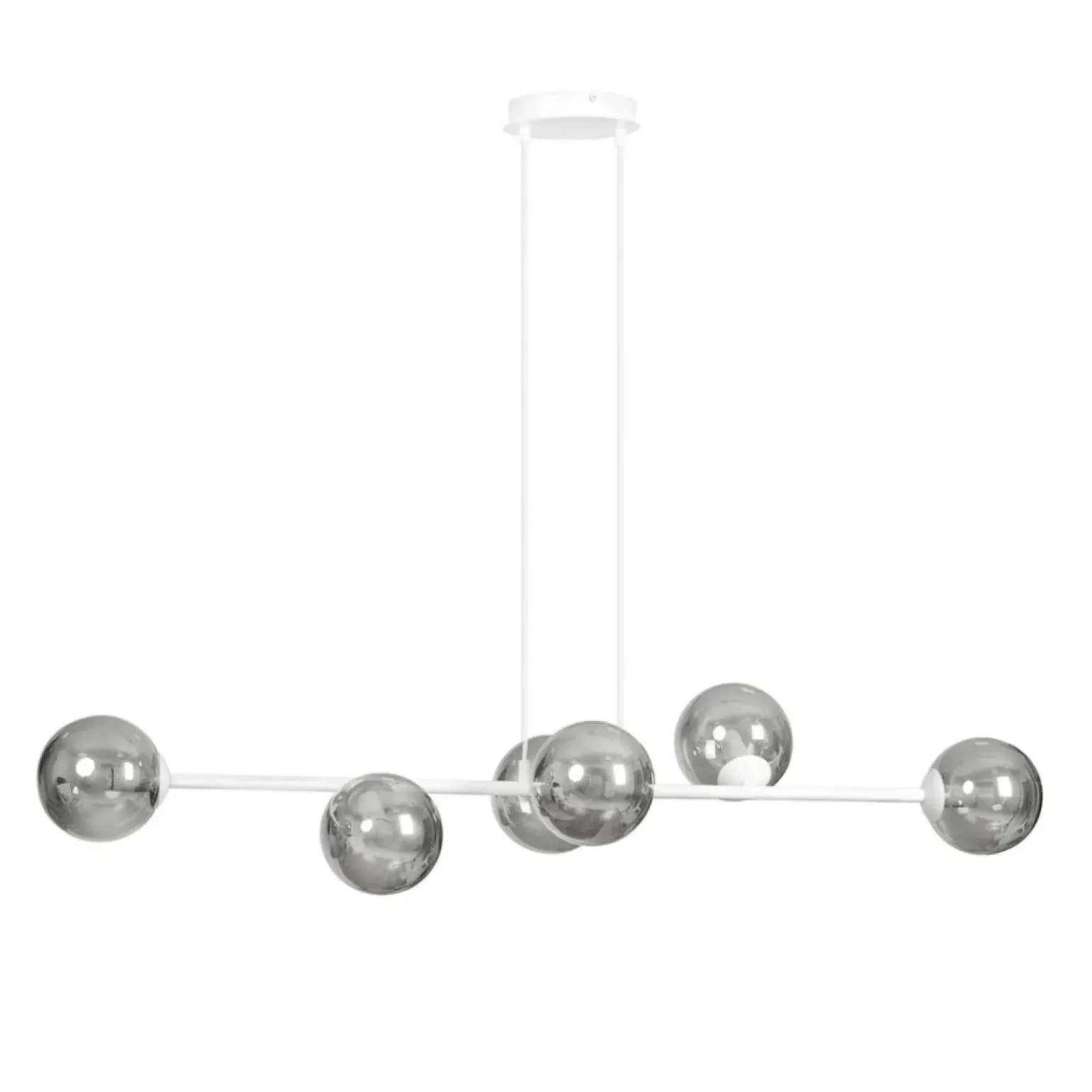 Best Sale Stylowa lampa wisząca z kloszami do salonu 878/6 | Kaja Oświetlenie Żyrandole Nowoczesne