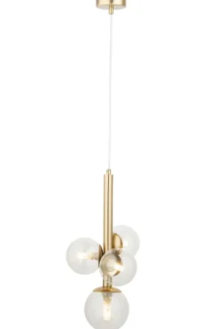 Store Stylowa lampa wisząca z kulistymi kloszami SIG 40856 z serii PERLA LUX Żyrandole Nowoczesne