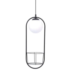 New Stylowa lampa wisząca z miejscem na doniczkę 5003 z serii PLANT | Kaja Żyrandole Nowoczesne